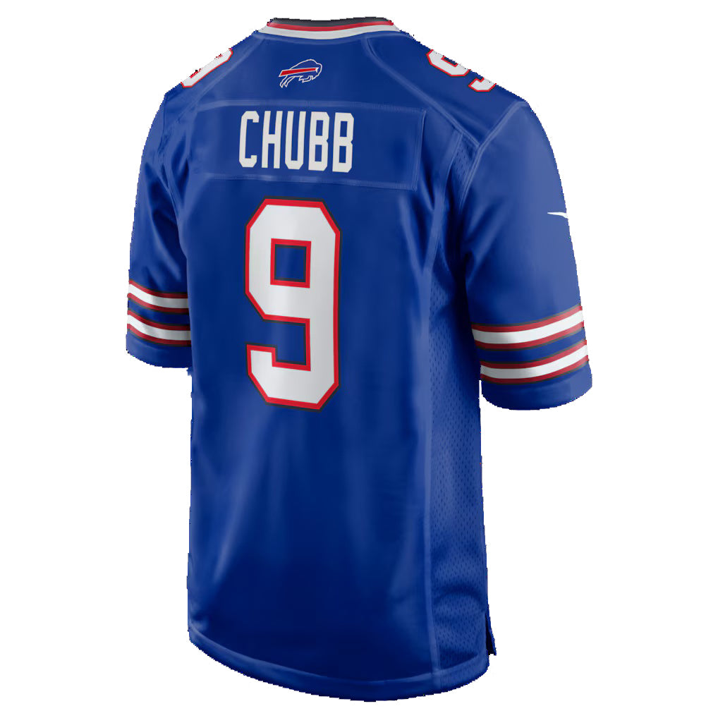 B.Bills #9 Bradley Chubb Royal Fedasgoge Team Game Jersey