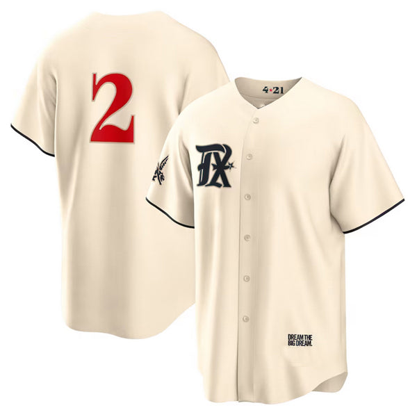 Texas Rangers #2 Marcus Semien Cream Fedasgoge 2023 City Connect Cool Base Stitched Jersey