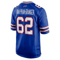 B.Bills #62 Sedrick Van Pran-Granger Royal Fedasgoge Game Jersey