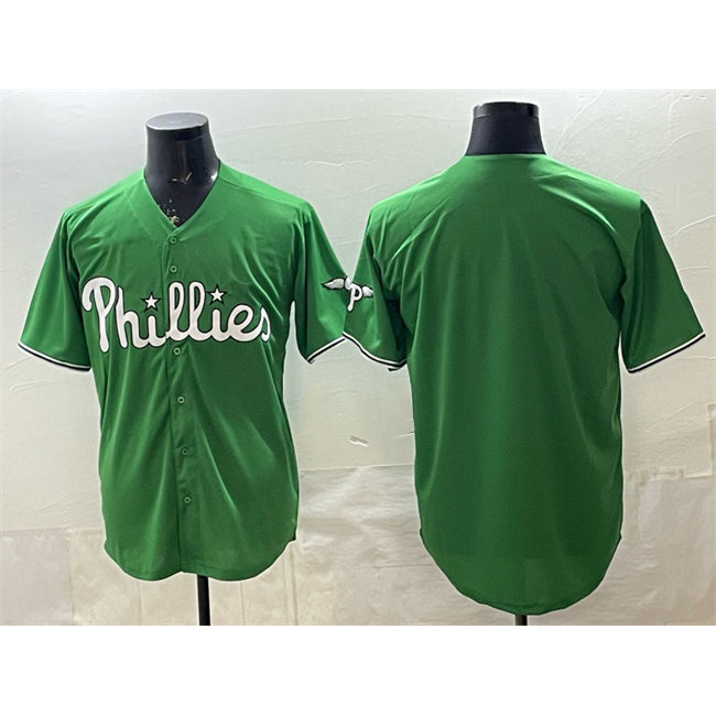 Philadelphia Phillies Blank Green Fedasgoge Limited Stitched Jersey