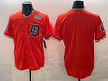 Detroit Tigers Blank Orange Fedasgoge 2026 Alternate USA 250' Patch Vapor Premier Limited Stitched Jersey