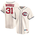 Chicago Cubs #31 Greg Maddux Player Cream Fedasgoge Field of Dreams Limited Home Game Stitched Jerseys