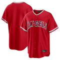 Los Angeles Angels Blank Player Red Fedasgoge Home Game Stitched Jerseys