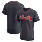 Atlanta Braves Navy Fedasgoge Alternate Elite Jersey