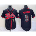 Cincinnati Reds #9 Matt McLain Number Black Fedasgoge 2023 City Connect Cool Base Stitched Jersey 2