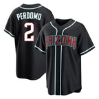 Arizona Diamondbacks #2 Geraldo Perdomo Player Black Fedasgoge Home Game Stitched Jerseys