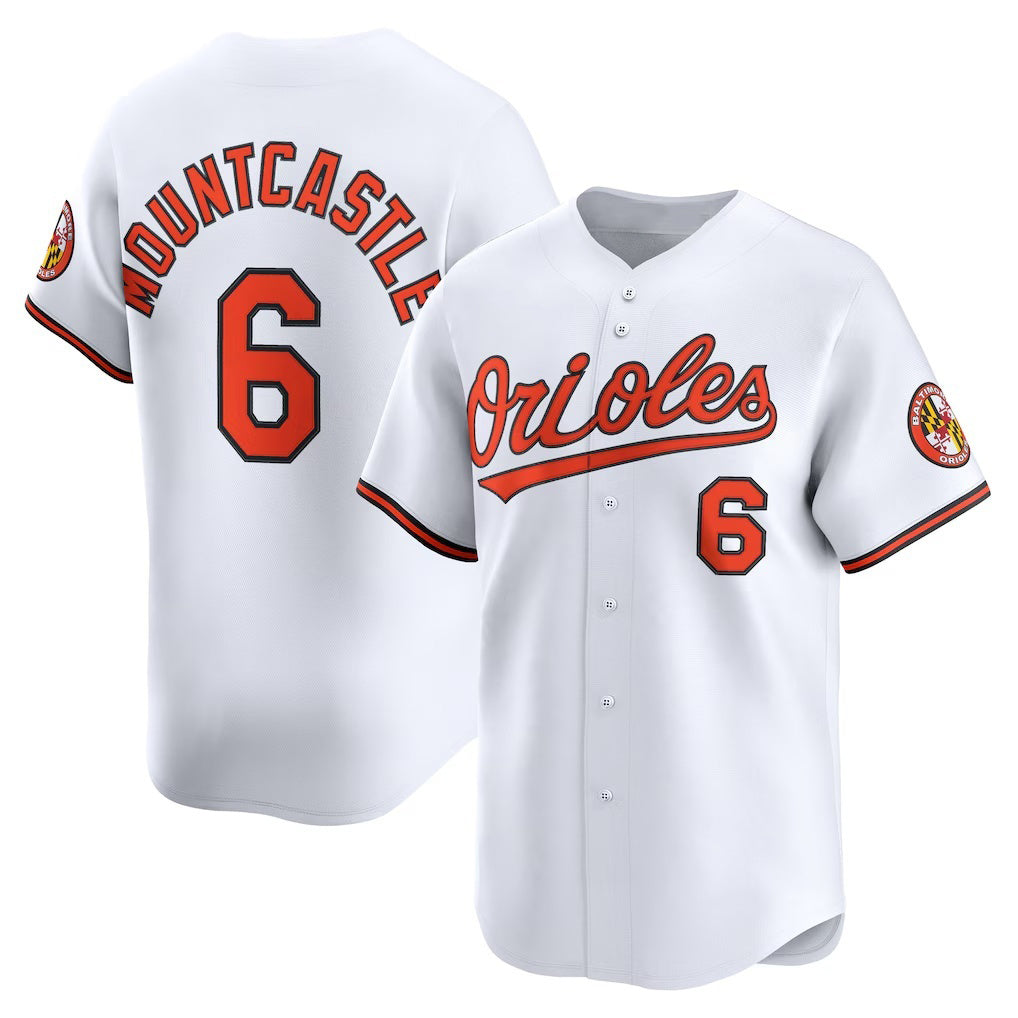 Baltimore Orioles #6 Ryan Mountcastle White Fedasgoge Home Limited Player Jersey