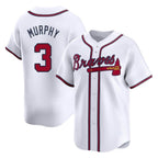Atlanta Braves #3 Dale Murphy Player White Fedasgoge Limited Home Game Stitched Jerseys