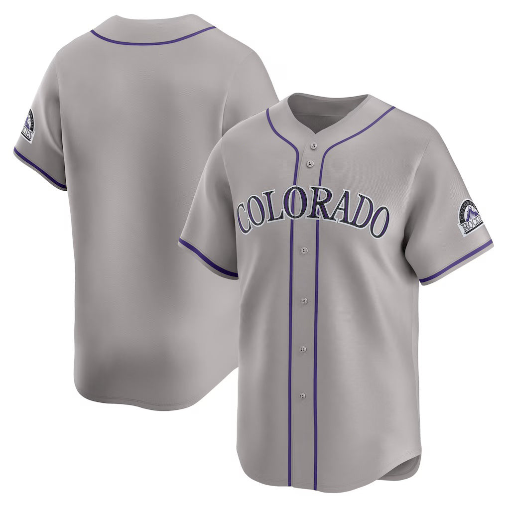 Colorado Rockies Gray Fedasgoge Road Limited Jersey