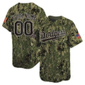 Custom Los Angeles Dodgers USMC Alternate Vapor Premier Limited Jersey ¨C All Stitched-Woodland Fedasgoge