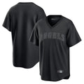 Los Angeles Angels Blank Player Black Fedasgoge Pitch Fashion T-shirt Stitched Jerseys