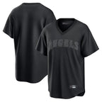 Los Angeles Angels Blank Player Black Fedasgoge Pitch Fashion T-shirt Stitched Jerseys
