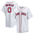 Boston Red Sox #0 Walker Buehler White Fedasgoge Home Replica Jersey