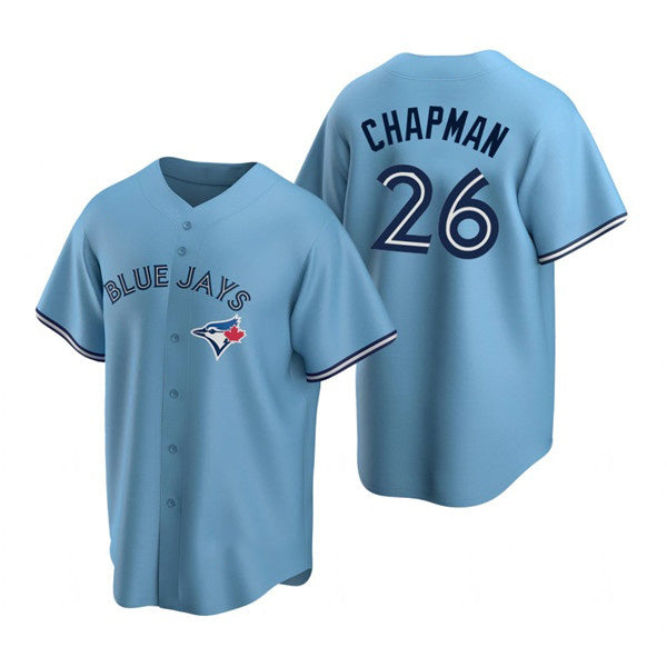 Toronto Blue Jays #26 Matt Chapman Light Blue Fedasgoge Cool Base Stitched Jersey