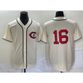 Chicago Cubs #16 Patrick Wisdom 2022 Cream Fedasgoge Field of Dreams Cool Base Stitched Jersey