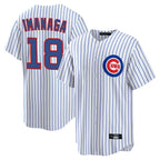 Chicago Cubs #18 Shota Imanaga Player White Fedasgoge Game Home Stitched Jerseys