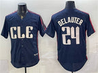 Cleveland Guardians #24 Chase DeLauter Navy Fedasgoge 2024 City Connect Limited Stitched Jersey