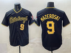 Pittsburgh Pirates #9 Bill Mazeroski Black Fedasgoge Limited Stitched Jersey