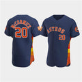 Houston Astros #20 Chas McCormick Navy Fedasgoge 60th Anniversary Flex Base Stitched Jersey