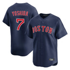 Boston Red Sox #7 Masataka Yoshida Player Navy Fedasgoge Limited Home Game Stitched Jerseys1