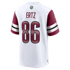 W.Commanders #86 Zach Ertz White Fedasgoge Game Jersey