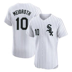 Chicago White Sox #10 Chase Meidroth Player White Fedasgoge Stripe Limited Elite Home Stitched Jerseys