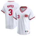 Cincinnati Reds #3 Ke'Bryan Hayes Player White Fedasgoge Cooperstown Collection Limited T-shirt Home Stitched Jerseys