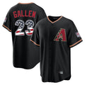 Arizona Diamondbacks #23 Zac Gallen Player Black Fedasgoge USA 250 Fourth of July Game Home Stitched Jerseys