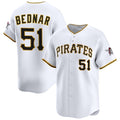 Pittsburgh Pirates #51 David Bednar White Fedasgoge 2025 Home Limited Stitched Jersey