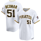 Pittsburgh Pirates #51 David Bednar White Fedasgoge 2025 Home Limited Stitched Jersey