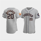 Houston Astros #20 Chas McCormick Gray Fedasgoge 60th Anniversary Flex Base Stitched Jersey