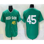 Boston Red Sox #45 Pedro Martinez Green Fedasgoge 2025 City Connect Limited Jersey