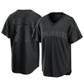 Cincinnati Reds #21 Hunter Greene Player Black Fedasgoge T-shirt Game Home Stitched Jerseys
