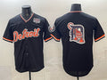 Detroit Tigers Team Big Logo Navy Fedasgoge 2026 Alternate USA 250' Patch Vapor Premier Limited Stitched Jersey