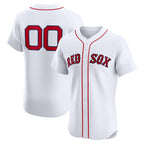 Custom Boston Red Sox White Fedasgoge Home Elite Jersey