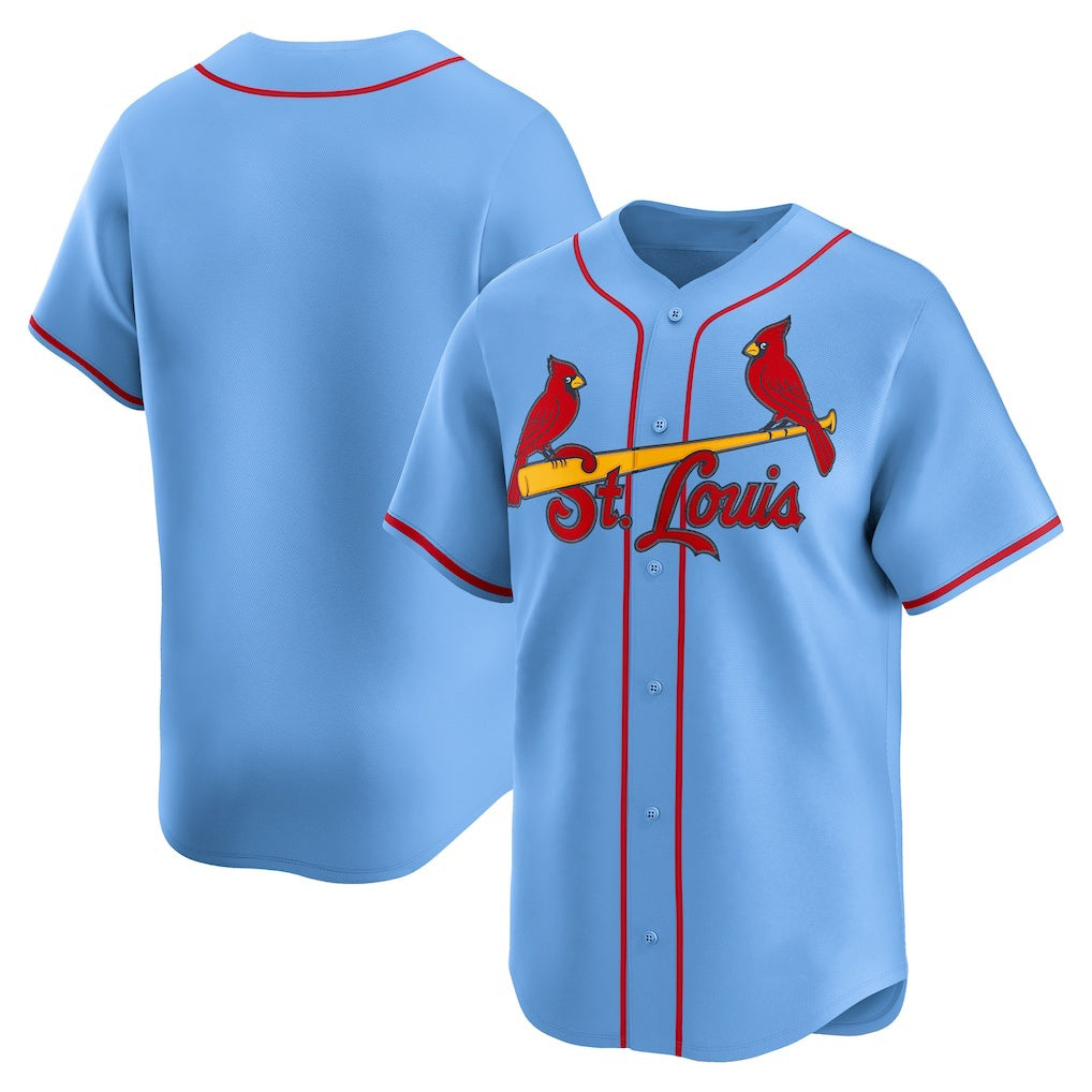St. Louis Cardinals Light Blue Fedasgoge Alternate Limited Jersey