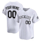 Custom Colorado Rockies White Fedasgoge Home Limited Jersey