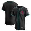 Arizona Diamondbacks Black Fedasgoge Limited Limited Elite Home Game Blank Player Stitched Jerseys