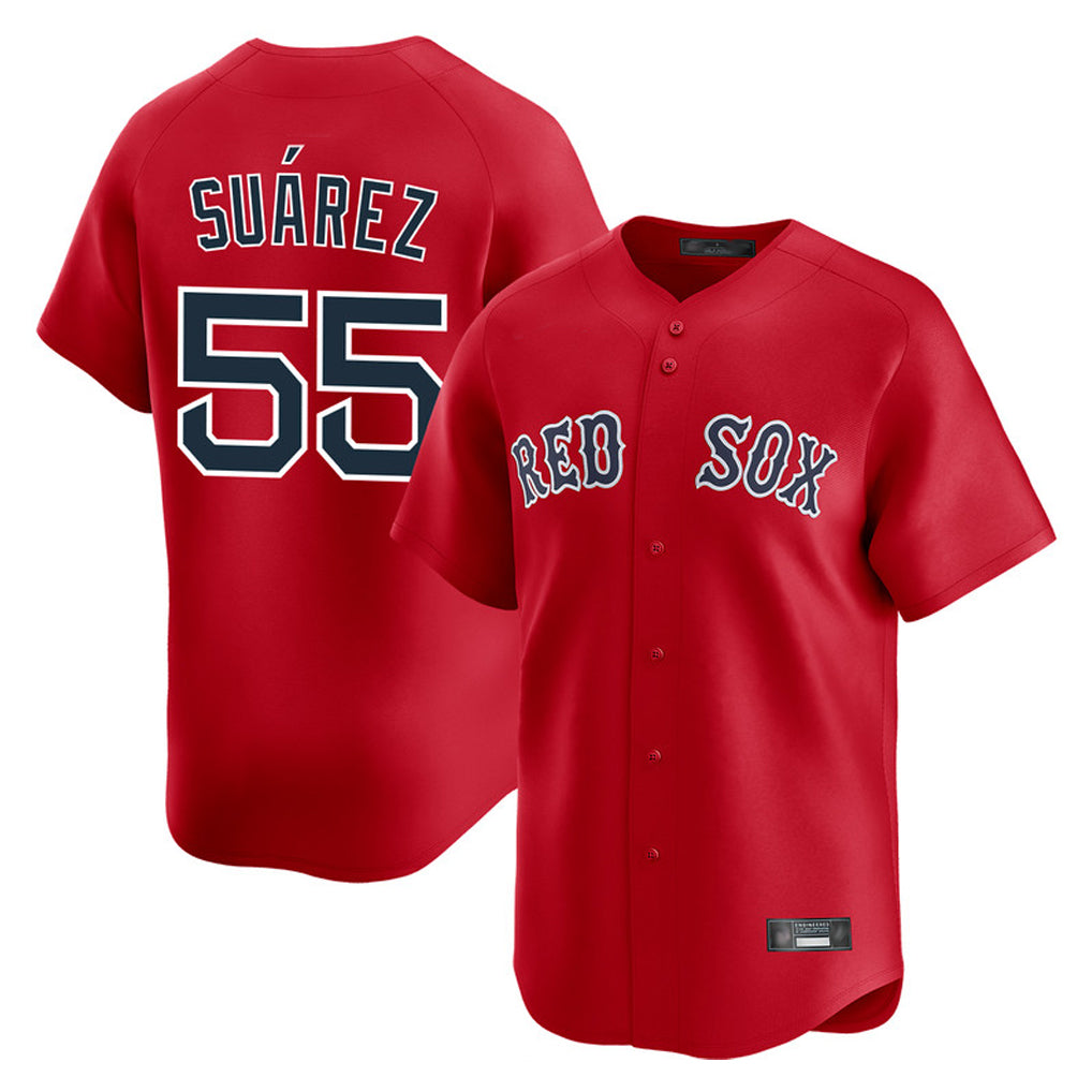 Boston Red Sox #55 Ranger Suarez Player Red Fedasgoge Limited Home Game Stitched Jerseys1