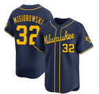 Milwaukee Brewers #32 Jacob Misiorowski Navy Fedasgoge Alternate Limited Stitched Jersey