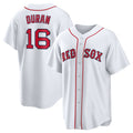 Boston Red Sox #16 Jarren Duran White Fedasgoge Home Replica Player Jersey