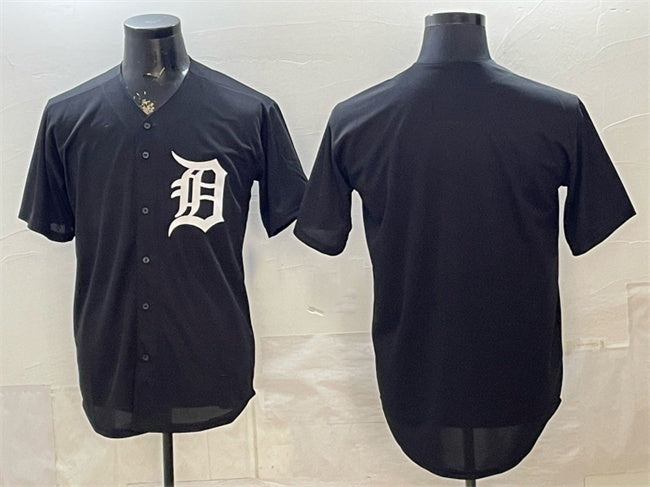 Detroit Tigers Blank Black Fedasgoge Limited Stitched Jersey