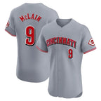 Cincinnati Reds #9 Matt McLain Player Gray Fedasgoge Limited Elite Home Stitched Jerseys