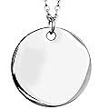 Personalized Initial Birthstone Necklace Mother's Day Gifts for Women Gold Name a Necklace Coin Pendant Custom Jewelry for Mom Gifts