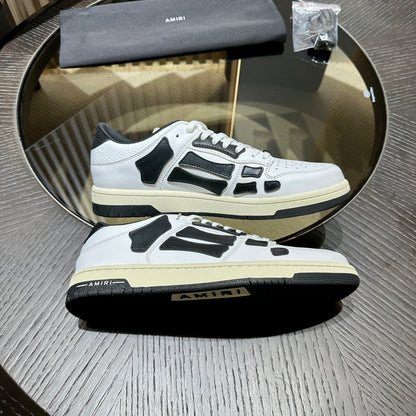 Amiri Leather Low-Top Fashion Sneakers - Casual Sports Shoes