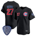 Chicago Cubs #27 Seiya Suzuki Player Black Fedasgoge Vapor Premier Limited Home Stitched Jerseys