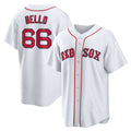 Boston Red Sox #66 Brayan Bello White Fedasgoge Home Replica Jersey