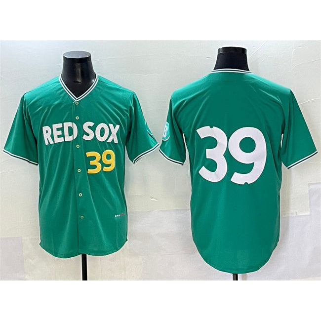 Boston Red Sox #39 Marcelo Mayer Green Fedasgoge 2025 City Connect Limited Stitched Jersey