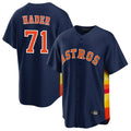 Houston Astros #71 Josh Hader Player Navy Fedasgoge Home Game Stitched Jerseys