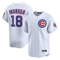 Chicago Cubs #18 Shota Imanaga Player White Fedasgoge Limited Home Game Stitched Jerseys